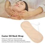 Thyroid Castor Oil Wrap Washable Castor Oil Neck Pack For Neck Thyroid