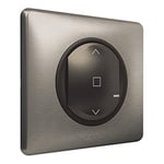 Legrand - Commande sans fil pour volet roulant pour installation connectée Céliane with Netatmo avec plaque Métal Tungstène