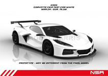 NSR 0394AW Corvette C8-R - Test Voiture Blanc - Aw King 21 EVO3