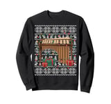 Xmas Sweater Style Ugly Musical Marimba Christmas Sweatshirt