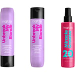 Matrix Unbreak By Blond Shampoo, Conditioner & Spray 300 ml + 300 ml + 200 ml - 800 ml