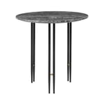 Gubi - IOI Coffee Table 50 cm Black / Grey Emperador - Sidobord - GamFratesi - Grå,Svart - Metall/Sten