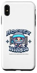 Coque pour iPhone XS Max Joueur ninja de hockey sur glace