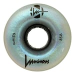 Luminous 62mm 85a Roller Skate Wheel - Black Pearl