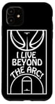 iPhone 11 Basketball 3 Point Shot Beyond the Arc T-shirt Case