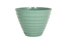 Plant Avenue Plastic Plant Pot, Resin, Sage, 40cm Dia