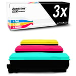 3x Eurotone Cartridge Replaces Kyocera TK 540 C TK 540 M TK 540 Y TK540