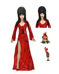 Elvira, Mistress Of The Dark Habillé Figurine Rouge, Fright, Et Boo 20 CM