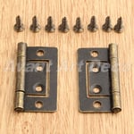 38mm*20mm Retro Furniture Cabinet Door Hinge Wardrobe Cupboard Jewelry Box Hinge