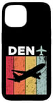 Coque pour iPhone 15 Aéroport DEN Denver