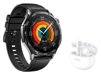 Huawei Watch GT5 46mm Black + Freebuds 5i White Gift Box