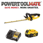 Dewalt DCMHT563P1 18v XR 55cm Hedge Trimmer Cutter Kit Set Garden 5AH Battery