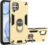 Nova 6 Se Étuiultra Mince Hybride Double Action Militaire Anti Grand Support Rotatif Antichoc Housse De Protection Mobile Pour Huawei Nova 6 Se 6.4"" Or