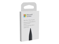 Microsoft - Stifttupp - Matt Svart (En Pakke 3) - For Surface Slim Pen 2