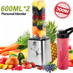 Multi Personal Travel Blender Juicer Sport Smoothie Maker Portable Bottle 600ML✅