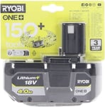 Ryobi Rb1840x, Batteri, Litium-Ion (Li-Ion), 4 Ah, 18 V, Borr, Eldriven Skruvdragare, Borrhammare, Svart, Grå