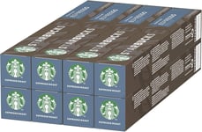 STARBUCKS Espresso Roast by Nespresso, Dark Roast, Coffee Capsules 8 x 10 (80 C