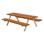 Benkesett Plus Alpha Junior Teak 177X118X57/32,5Cm