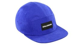 Casquette unisexe salomon five panel bleu