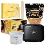 Mylee Advanced Waxing Kit Digital Wax Heater Stripless Hard Wax Assorted Spatula