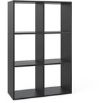 Vicco - Meuble de rangement cube , Noir, 72 x 107.8 cm