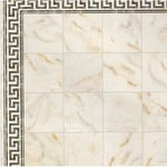 Melody Jane Dolls House Spanish Tile Floor Cream Marble Effect Gloss Card Flooring Sheet