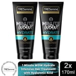 TRESemme 1 Minute WOW Hydrate Intensive Hair Treatment, 2 Pack of 170ml