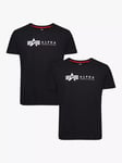 Alpha Industries Crew T-Shirt, Pack of 2