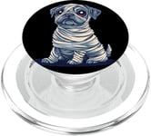 Chien mignon comme momie pour les amoureux des chiens et des momies PopSockets PopGrip pour MagSafe