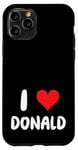 iPhone 11 Pro I Love Donald - Heart Case