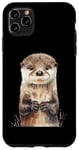 Coque pour iPhone 11 Pro Max Aquarelle Otter Baby