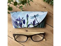 Gl14 Eyeglasses Case Dragonflies