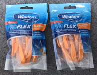 WISDOM PROFLEX SIZE 1  0.45mm Orange Interdental Brushes 25 Per Pack X 2 Packs