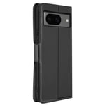 Case for Google Pixel 8, Card Holder, Wallet Stand, Slim, Black