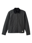 Brixton Zip-Through Mechanic Garage Jacket, Washed Black