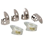 Golden Gate NP1-GP5 Lot de 6 médiators pour guitare acoustique et banjo Taille M Acier inoxydable et celluloïd