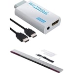 Converter, convertisseur Adaptateur vidéo hp pour wii avec Audio 3,5 mm + cable hdmi + sensor bar