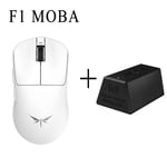 Vgn Dragonfly-Souris de jeu sans fil F1 ature a,2.4g,filaire,26000dpi,55g,130h,aste,pour Windows - Type F1 MOBA-4K White