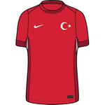 Nike Turquie 2024/25 Stadium Away Réplique - Maillot de Football avec Technologie Dri-Fit - pour Enfants Plus âgés - Rouge/Sport Red/White - FQ8547-611 - M