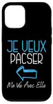 Coque pour iPhone 12/12 Pro veux tu te pacser avec moi demande pacs originale pacsé DUO