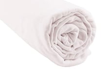 Drap Housse 160x200 cm 100% Coton Bio Lit Deux Places King Size | Blanc | Doux & Agreable| Extensible & Respirant | Sommeil sain | Marque Easy Dort | Certifié Label Oeko-Tex | Fabriqué en Europe