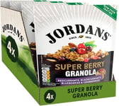 Jordans Granola Super Berry | Breakfast Cereal | High Fibre 4 PACKS of 500 g Uk