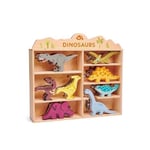 Set d'animaux en bois : dinosaures