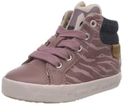 Geox Bébé Fille B Kilwi Girl C Baskets, Rose Fumée, 22 EU