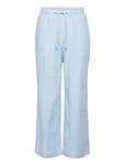 Grunt Grcamille Linen Pants Blå