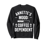 ANNETTE Personalized Cute Coffee Girls ANNETTE Name Sweatshirt