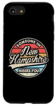 Coque pour iPhone SE (2020) / 7 / 8 Quelqu'un dans le New Hampshire vous manque, État américain