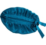 16 Momme Mulberry Silk Sleep Cap Blå