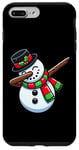 iPhone 7 Plus/8 Plus Dabbing Snowman Santa Hat Dab Pose Funny Christmas Case