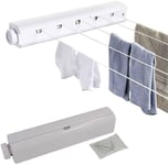 14m Automatic Washing Line Clothes Laundry Hanging Drying Rack Retractable Line